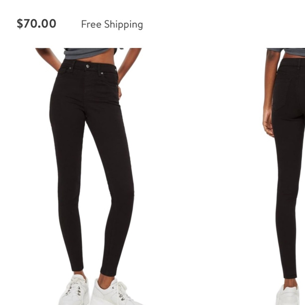 Black top shop Jamie skinny jeans!